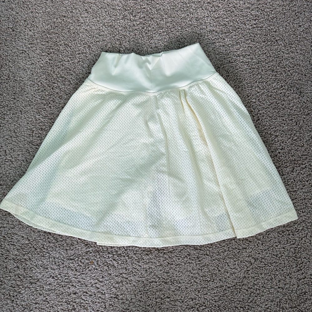 BuffBunny Cream A-Line Skirt
